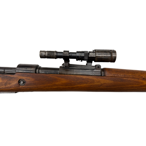 WW2 German K98 Matching 1943 Bolt-Action Caliber 8mm Sniper Rifle By JP Sauer & Sohn With vlb ZF-41 Sniper Scope & duv Mount 