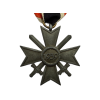 WW2 German War Merit Cross With Swords 2nd Class & Ribbon By manufactured by Förster & Barth  Image 1.png