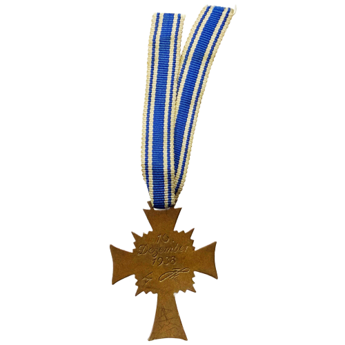 The Cross of Honor of the German Mother (Ehrenkreuz der deutschen Mutter) First Class in Gold Original