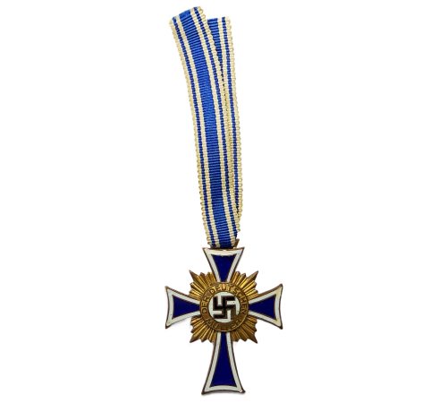 The Cross of Honor of the German Mother (Ehrenkreuz der deutschen Mutter) First Class in Gold for Sale