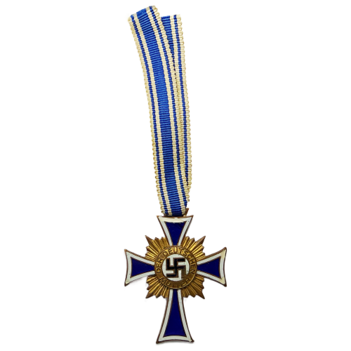 The Cross of Honor of the German Mother (Ehrenkreuz der deutschen Mutter) First Class in Gold for Sale
