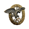 German Luftwaffe Observer Badge Manufactured By C.E. Juncker for Sale