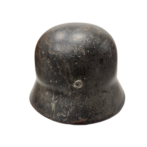 WW2 German 1942 M40 Q64 Single Decal Army Heel Helmet By Quist with Leather Liner (Original) - Photo 6
