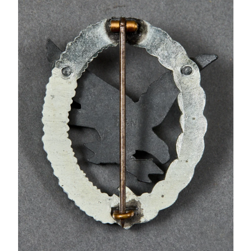WW2 German Luftwaffe Air Gunner’s /Wireless Operator’s Badge By Berg & Nolte. (Original) - Photo 2