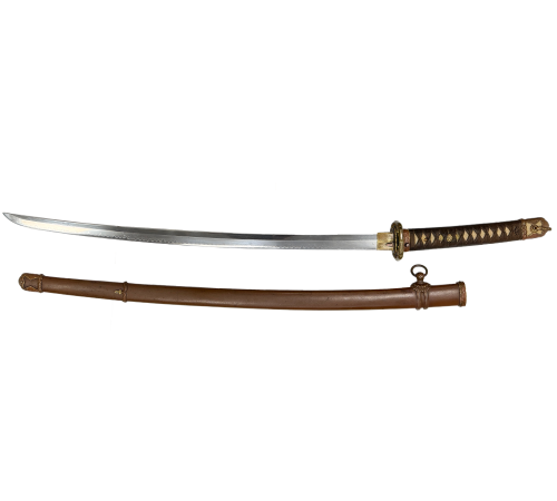 WW2 Original Imperial Japanese Dated & Signed Shin Gunto Officer Sword 