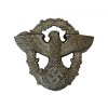 German Police metal cap badge in silver (Original) - Photo 1